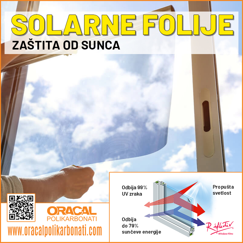 Solarne folije za zaštitu od sunca! 